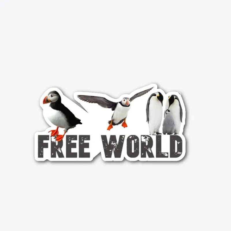 Free World Sticker 