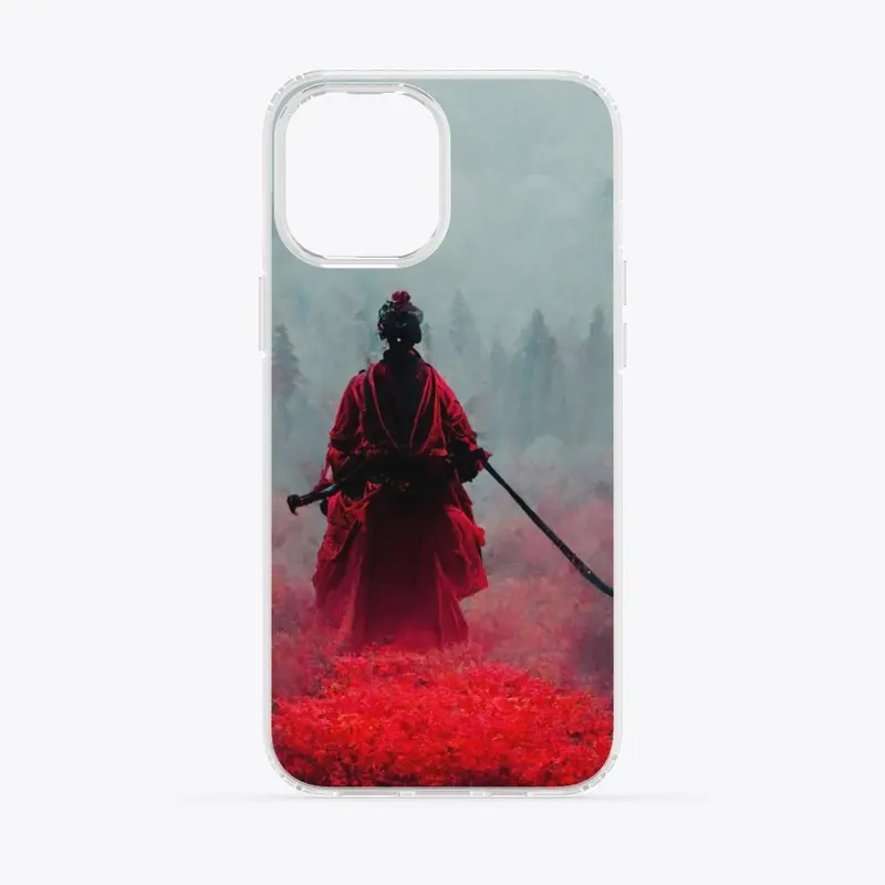 iPhone Case with a 浪人 Design