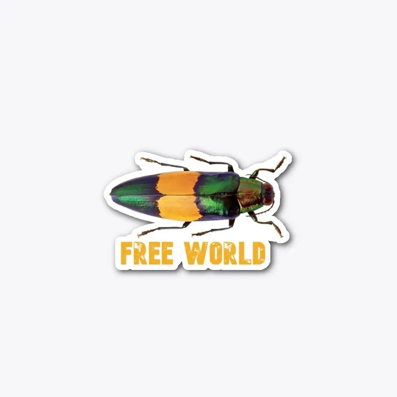 Free World Sticker