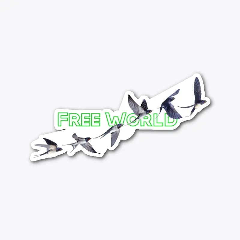 Free World Sticker