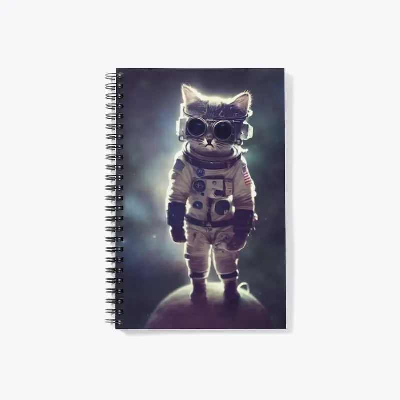 Space Cat Notebook 