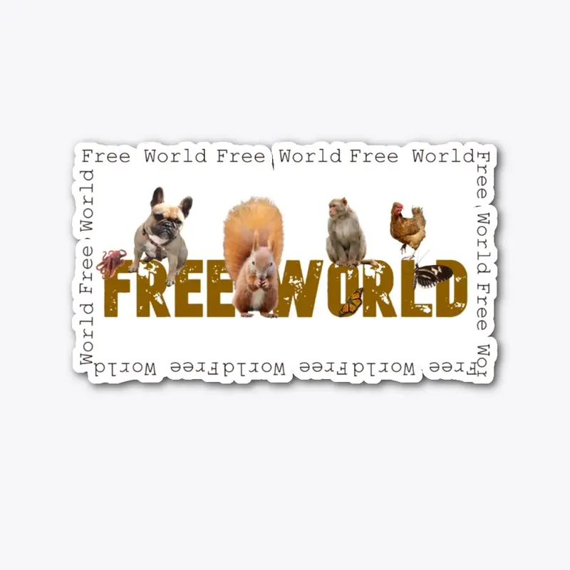 Free World Sticker