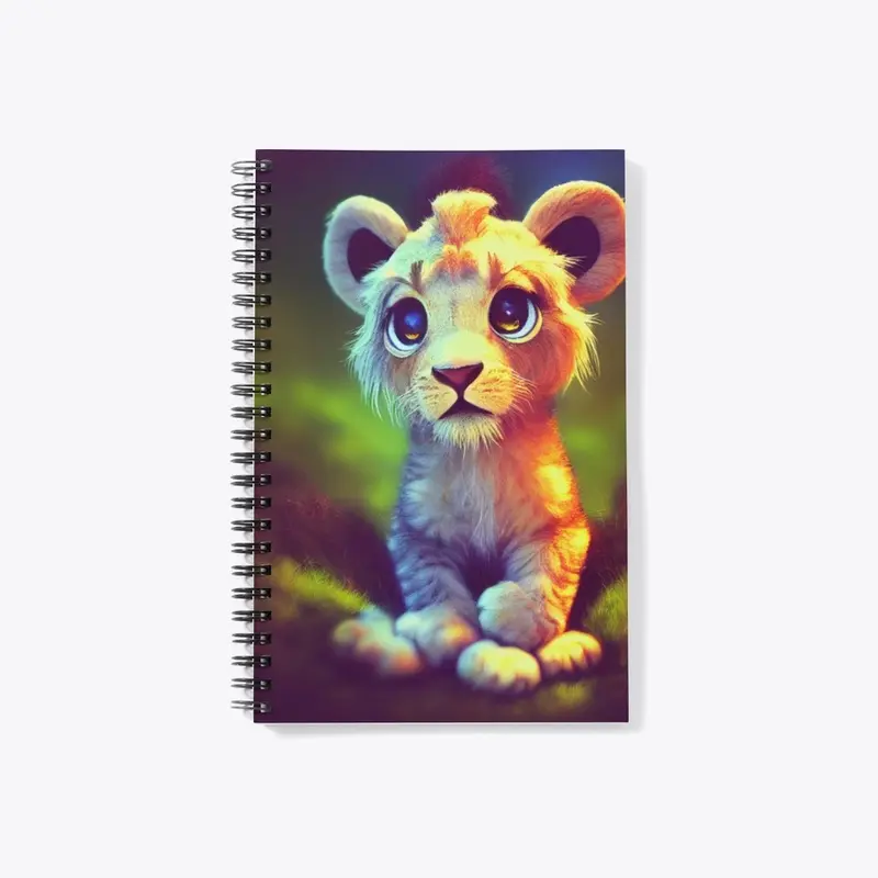 Cute Lion Cub Notebook