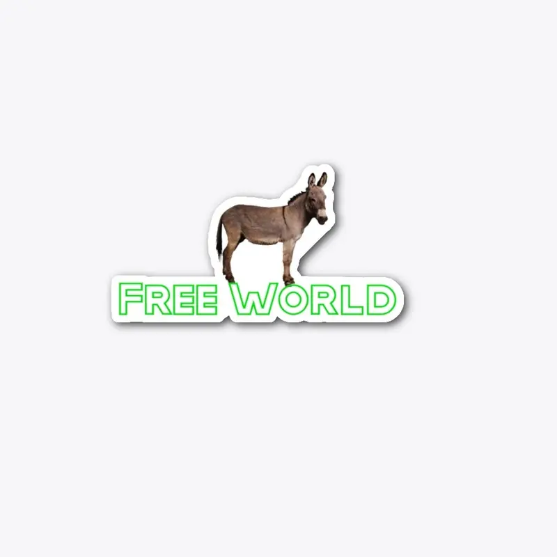 Free World Sticker