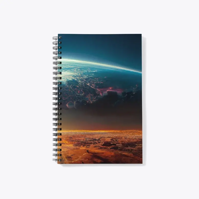 Space Glow Notebook 