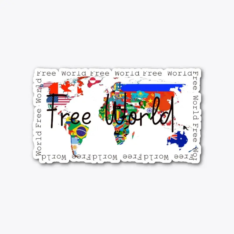 Free World Sticker