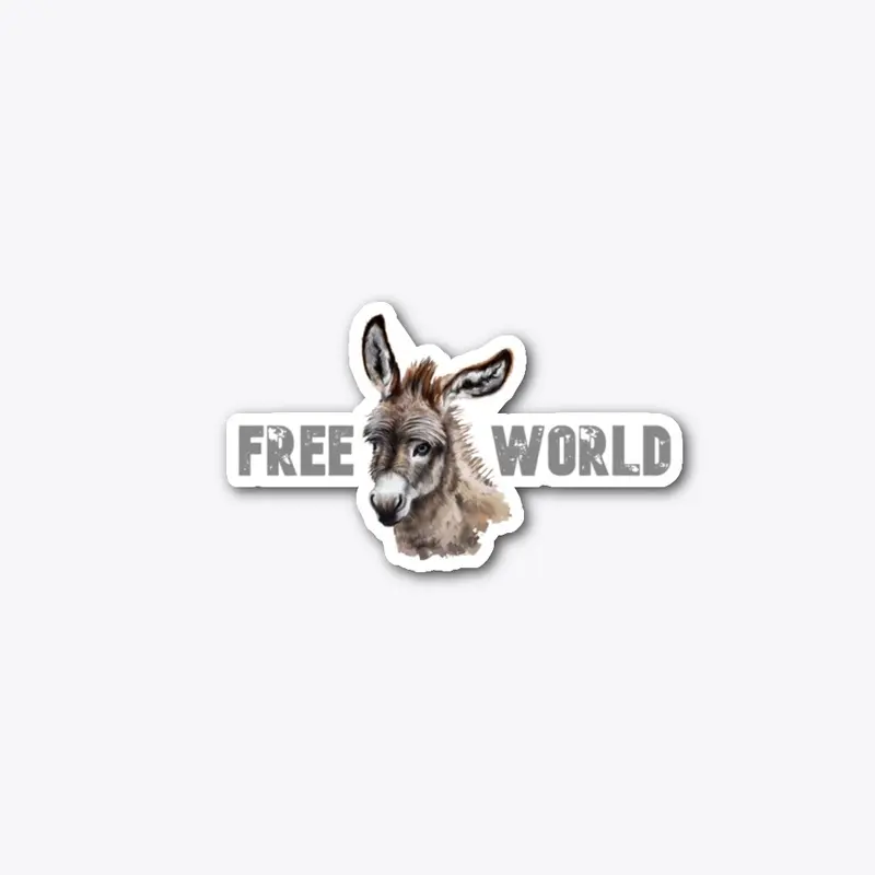 Free World Sticker