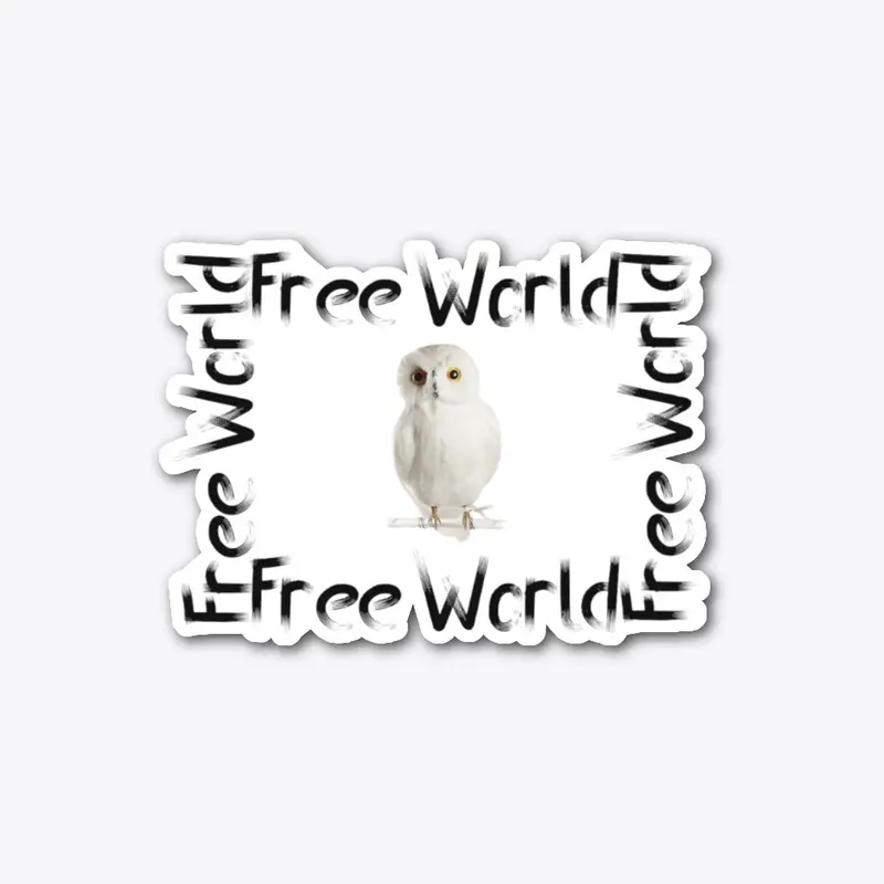 Free World Sticker