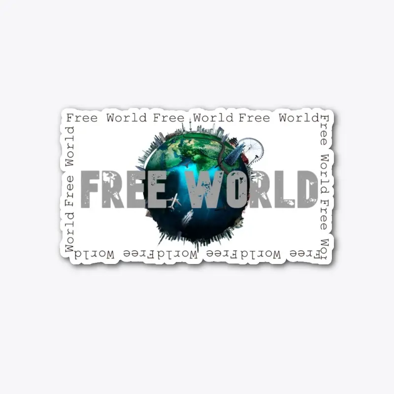 Free World Sticker 