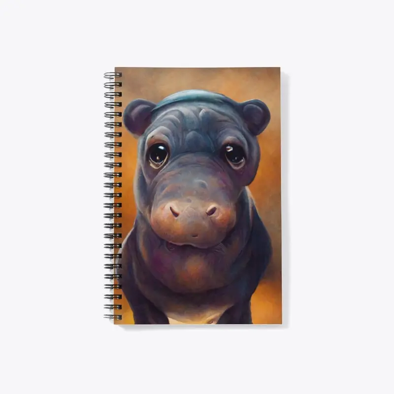 Cute Hippopotamus Notebook