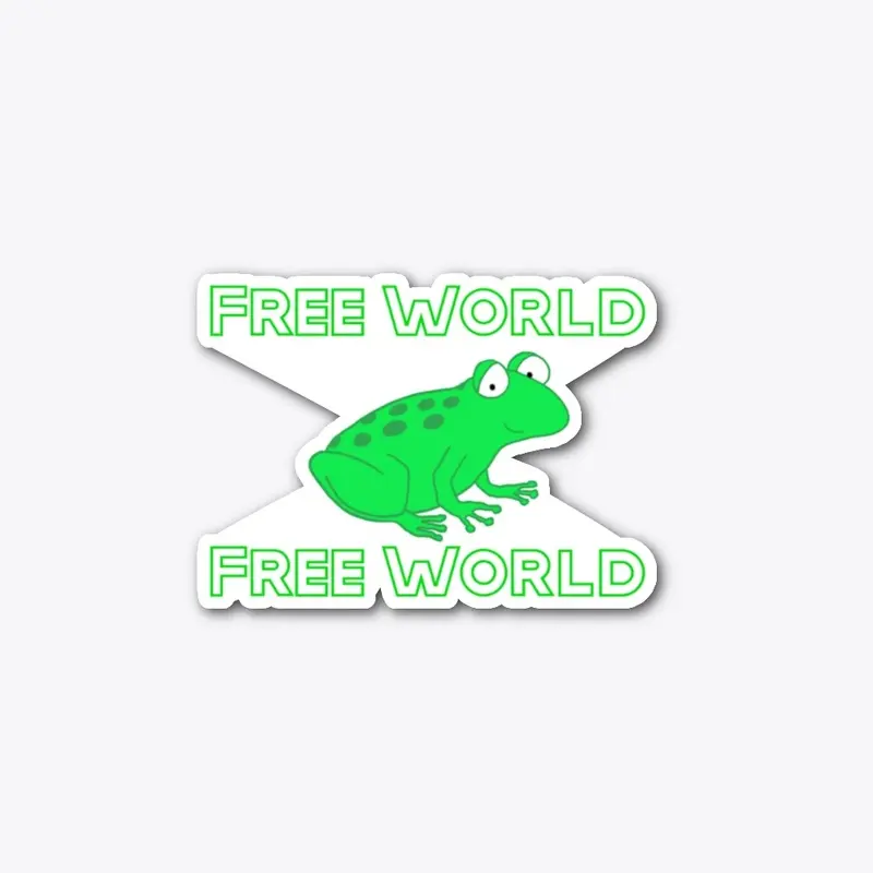 Free World Sticker