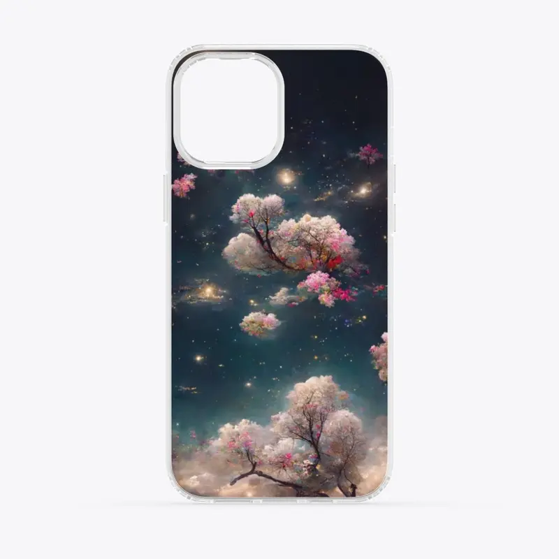 Dreamy Sakura Tree Clear Phone Case